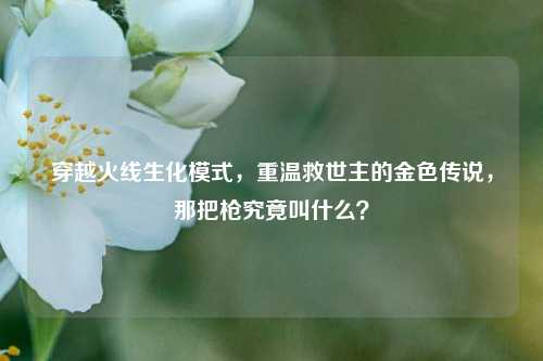 穿越火线生化模式，重温救世主的金色传说，那把枪究竟叫什么？