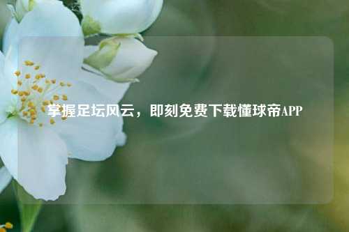 掌握足坛风云，即刻免费下载懂球帝APP