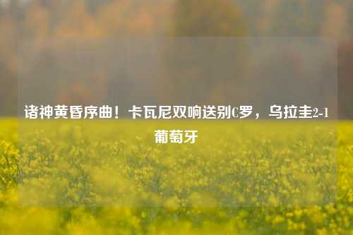 诸神黄昏序曲！卡瓦尼双响送别C罗，乌拉圭2-1葡萄牙