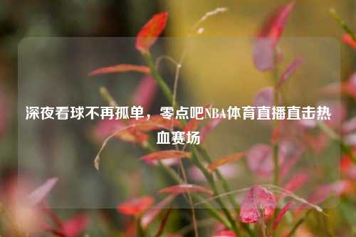 深夜看球不再孤单,零点吧NBA体育直播直击热血赛场