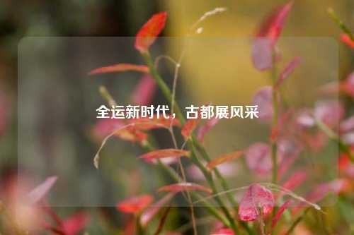 全运新时代,古都展风采