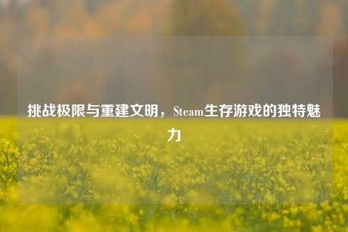 挑战极限与重建文明,Steam生存游戏的独特魅力
