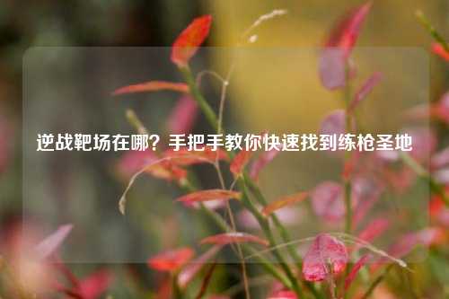 逆战靶场在哪？手把手教你快速找到练枪圣地