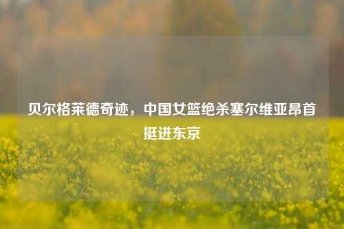 贝尔格莱德奇迹,中国女篮绝杀塞尔维亚昂首挺进东京