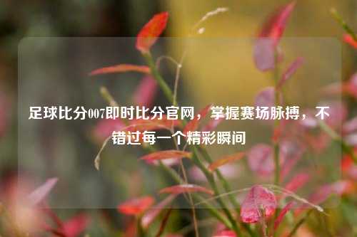 足球比分007即时比分官网,掌握赛场脉搏,不错过每一个精彩瞬间