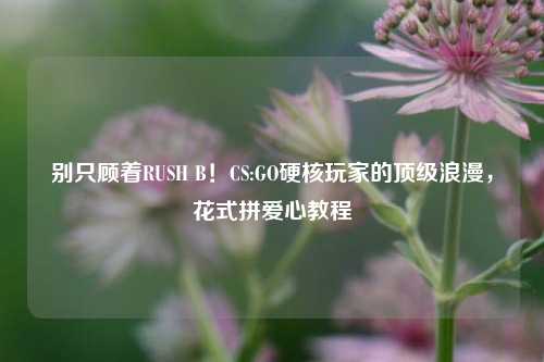 别只顾着RUSH B!CS:GO硬核玩家的顶级浪漫,花式拼爱心教程