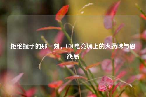 拒绝握手的那一刻,LOL电竞场上的火药味与恩怨局