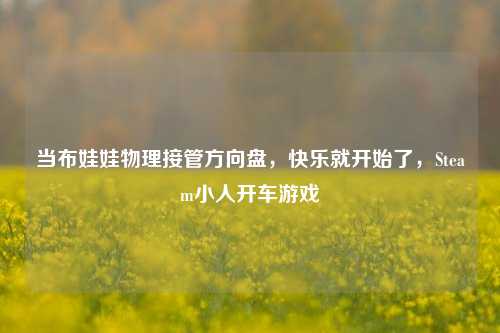 当布娃娃物理接管方向盘,快乐就开始了,Steam小人开车游戏