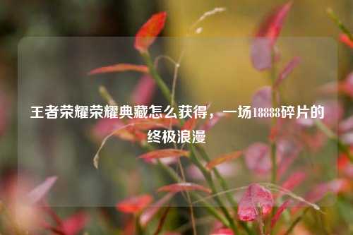 王者荣耀荣耀典藏怎么获得,一场18888碎片的终极浪漫