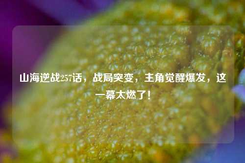 山海逆战257话，战局突变，主角觉醒爆发，这一幕太燃了！