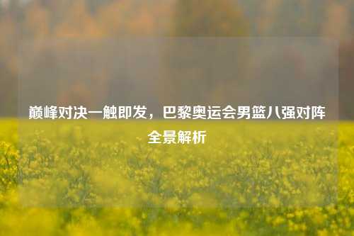 巅峰对决一触即发,巴黎奥运会男篮八强对阵全景解析
