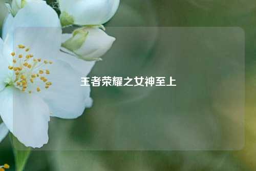 王者荣耀之女神至上