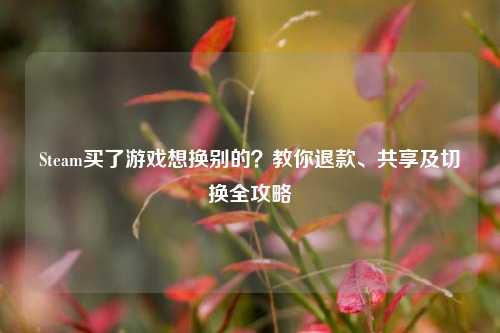 Steam买了游戏想换别的?教你退款、共享及切换全攻略
